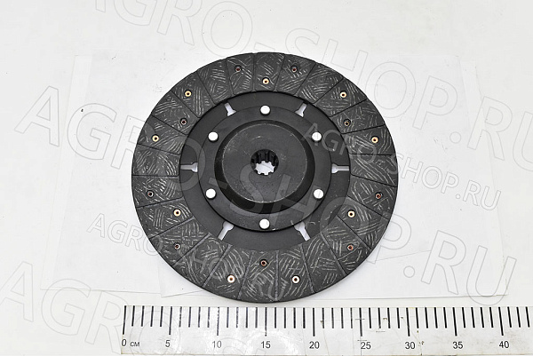 Диск сцепления MP25-1601130-В ведомый (10 шлиц.) безасбестовая накладка Т-40 Master Part