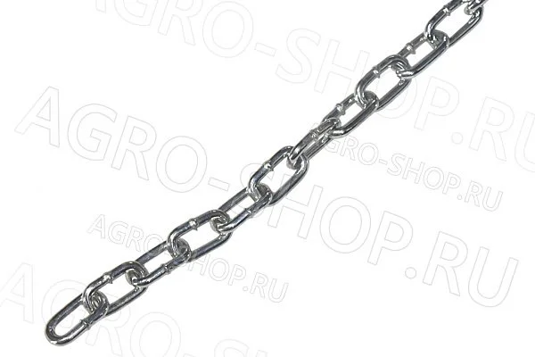 Цепь якорная 6х27 оцинкованная (20м) (К)