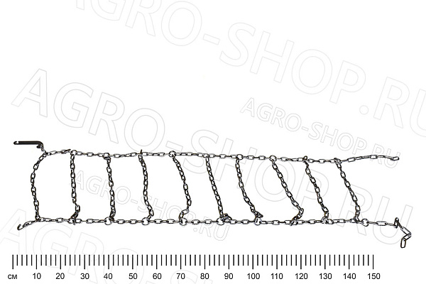 Цепь противоскольжения 225/85 R15 (6 мм, лесенка, 2 шт) УАЗ 