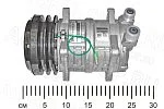 Компрессор кондиционера КЗК-12-0113070 / TM14HD24 КЗС-1218, КЗС-10К VALEO