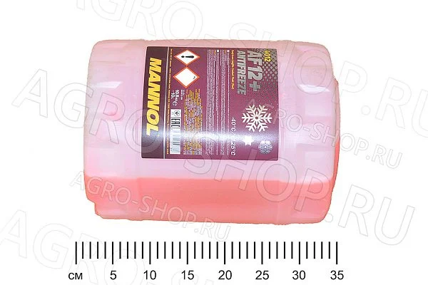 Антифриз Mannol AF12+ Longlife (-40) красный 10кг MANNOL