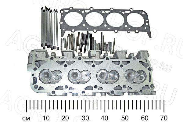 Головка 5234.3906571 блока в сборе (с прокл., крепеж.и штангами) АИ-92 ГАЗ-53,3307,66 ЗМЗ