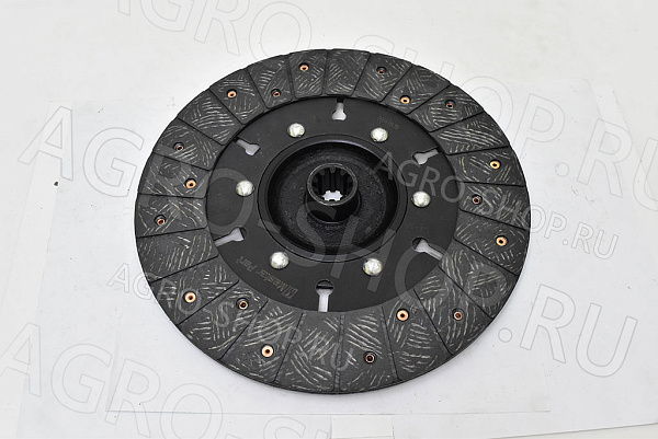 Диск сцепления MP25-1601130-В ведомый (10 шлиц.) безасбестовая накладка Т-40 Master Part