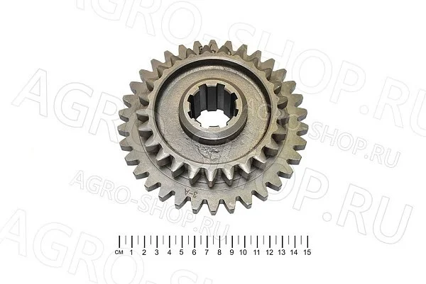 Шестерня Т25-1701343 заднего хода и 8 передачи (z1=25, z2=34) Т-40 