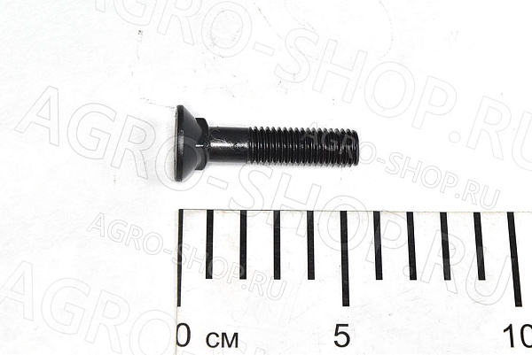 Болт 12х55 потайная головка (лемех) стандартный Шаг 1,75 ГОСТ 7786 кл.пр. 8,8 РФ
