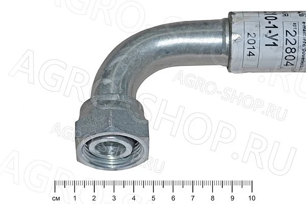 РВД 744Р1.34.00.210-1-У1 L=0,468м (DKOL М30х2 ключ 36) 90* (DKOL М30х2 ключ 36) 90* угол 194* 2SN 