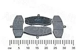 Колодки 5301-3501090 тормозные передние ЗИЛ-5301 
