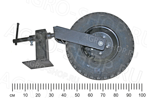 Колесо опорное со стойкой (6 болтов) для коммунальной машины  