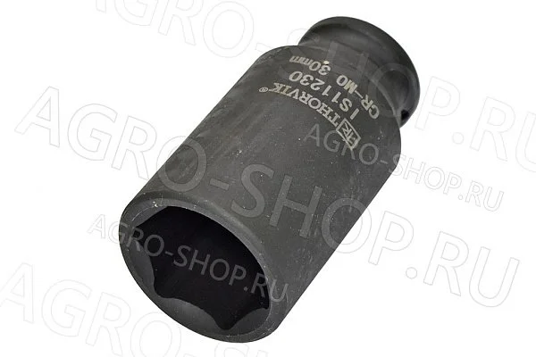 Головка торцевая 30мм 1/2" ударная глубокая Thorvik (IS11230)