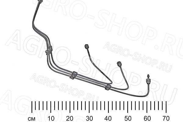 Топливопровод 60-15036.10 к 1, 2, 3-му цилиндрам (правый) Т-150 