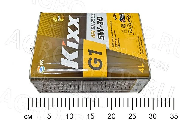 Масло моторное Kixx G1 5w30 SN Plus синтетическое 4л Kixx
