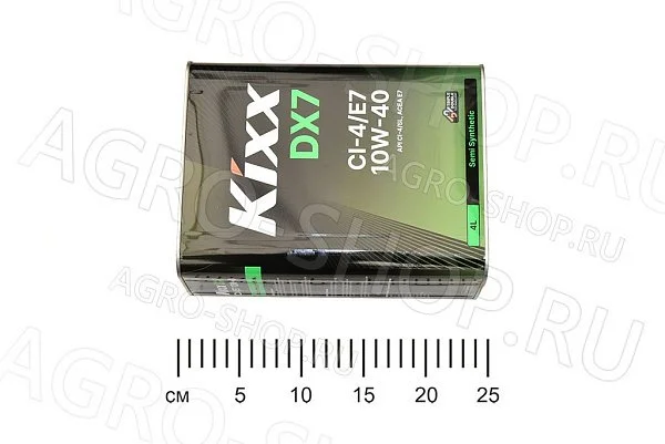Масло моторное Kixx DX7 10w40 CI-4 синтетическое 4л Kixx