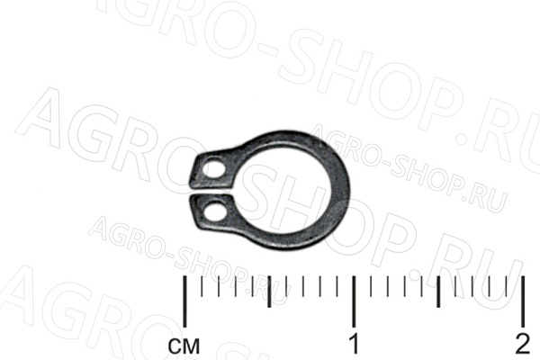 Кольцо стопорное В 6 (наружное) D=6 мм. ГОСТ 13942-86