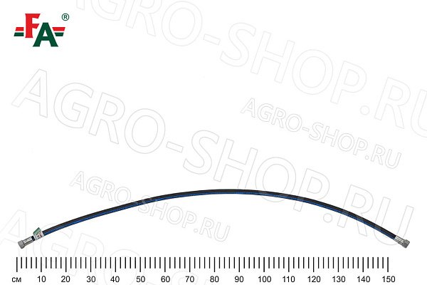 РВД 12-28 L=1,7м (М24х1,5 гайка 30) (М24х1,5 гайка 30) 2SN (FeatAgro) 