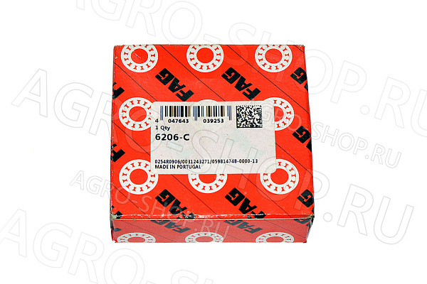 Подшипник 6206 / 206 (30х62х16) (FAG) 