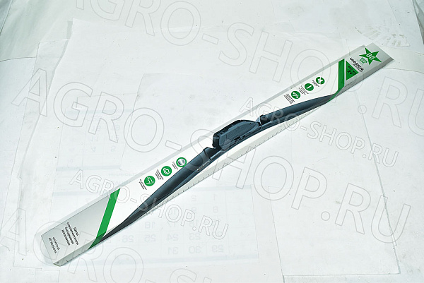 Щетка стеклоочистителя  безкаркасная 600мм  Green Star