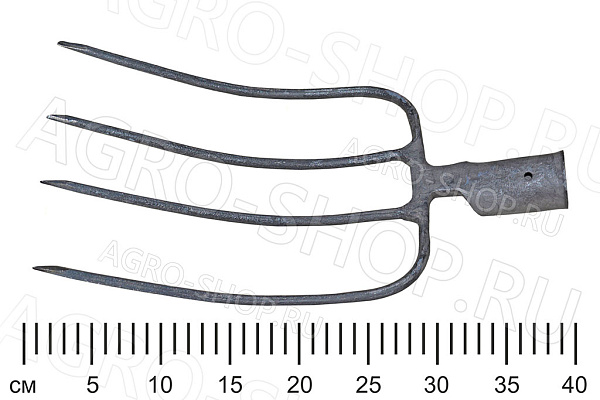 Вилы навозные четырехрожковые  