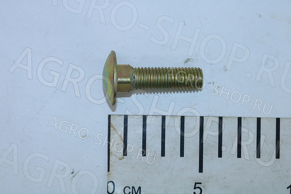 Болт 12х45 полукруглая головка квадратный подголовник ОЦ Шаг 1,75 ГОСТ 7802 кл.пр. 8,8 Беларусь
