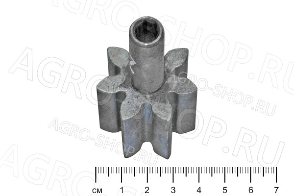 Валик 53-11-1011040 масляного насоса в сборе с шестерней ГАЗ-53,3307 ЗМЗ