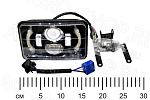 Фара LED FG308-RT-LED АЕ / ФГ023 АЕ ближн+дальн свет, ДХО, поворот (прямоуг) 12В/24В МТЗ АвтоЭлектрика