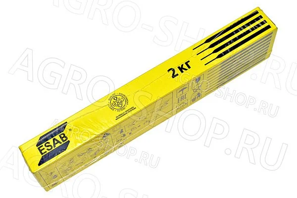 Электроды ОК-46.00 d=2 мм (упаковка 2 кг) ESAB-Тюмень