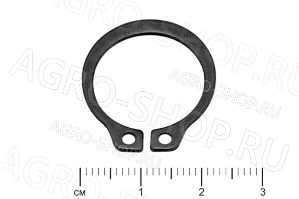 Кольцо стопорное В 20 (наружное) D=20 мм. ГОСТ 13942-86