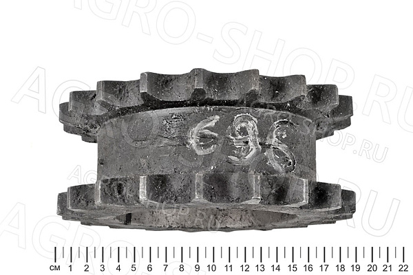 Блок звездочек  (z=19/19, t=25.4, d=35мм)  
