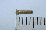 Болт 10х45 потайная головка (лемех) стандартный ОЦ Шаг 1,5 ГОСТ 7786 кл.пр. 8,8 Беларусь