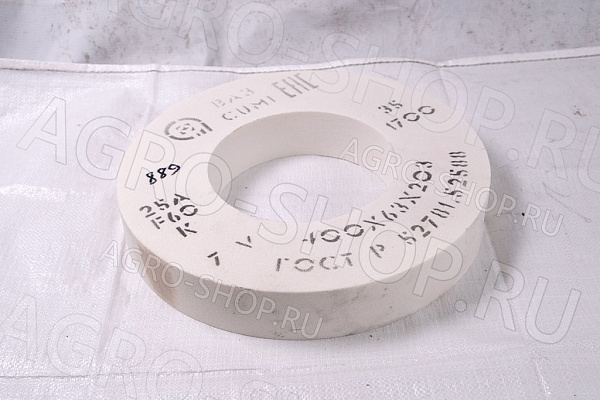 Круг 400х63х203 (зерно-25 F60 K/L) 25А белый шлифовальный 