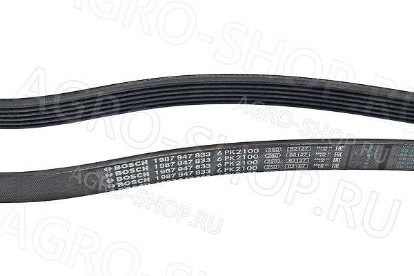 Ремень 6РК-2100 (3163-1308020-376) (Евро-2, 3, с кондиционером) УАЗ-Патриот BOSCH