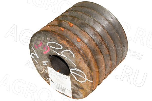 Шкив КД 1304 (D=160 мм, d=50 мм, 6 руч.) на ротор КД-2 