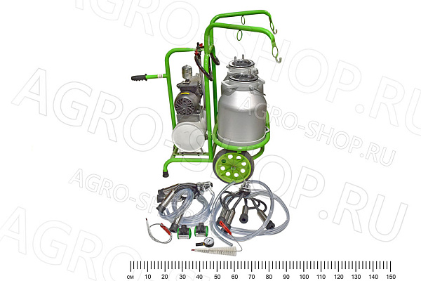 Аппарат доильный  на две коровы с рессивером, 2 алюм. ведра 30л ARD-U2200 AL ТУРЦИЯ