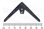 Лапа РЗЗ.00.122 сормайт (330мм, S=6мм) КРН, КПС-4, КШУ-6/12 РЗЗ