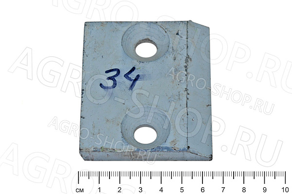 Пластина КСД 00.00.501А противорежущая КСД-2,0 