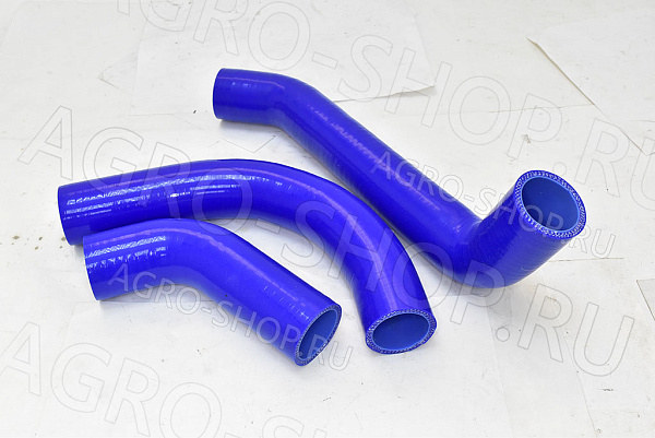 Патрубки 4216-1303000-03 радиатора (3шт) силикон Газель-Бизнес, УМЗ-4216 Евро-3 
