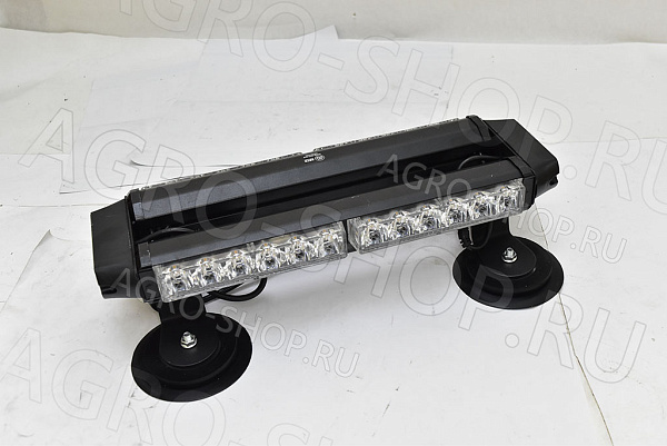 Маяк-стробоскоп АЕ30W-2EPS-4S-M (310мм) 4-х ст, 30Вт, 2+2+2 бл. Epistar диод. 12В/24В  АвтоЭлектрика