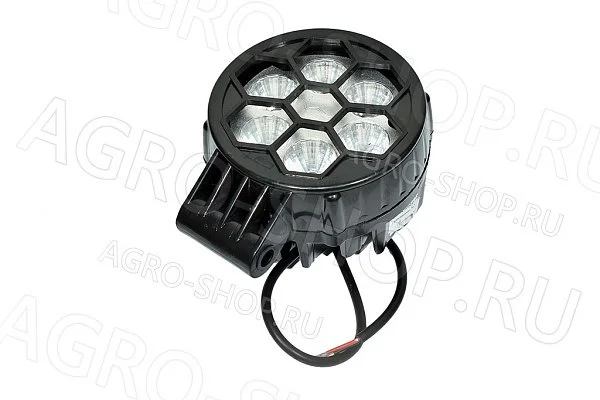 Фара LED ФР-200 круглая, 30W, 6 диодов 12В/24В  WASSA