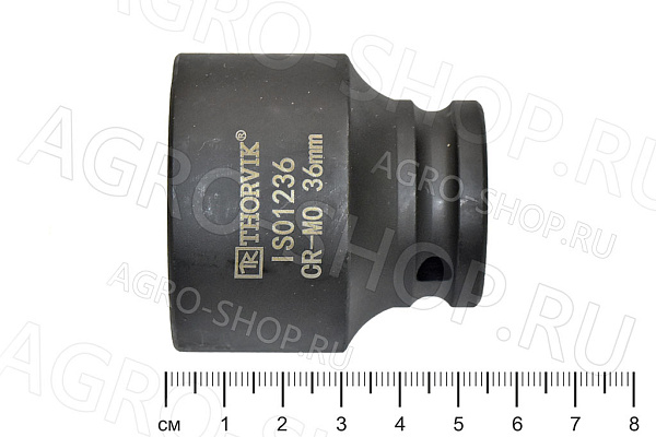 Головка торцевая 36мм 1/2" ударная Thorvik (IS01236)