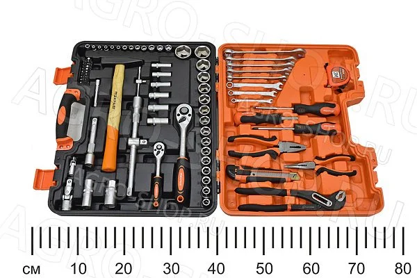 Набор инструментов 83 предм 1/2" и 1/4" Maxpiler (MXT-83-SET)