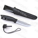 Нож Morakniv Companion Spark Black, нержавеющая сталь, 13567