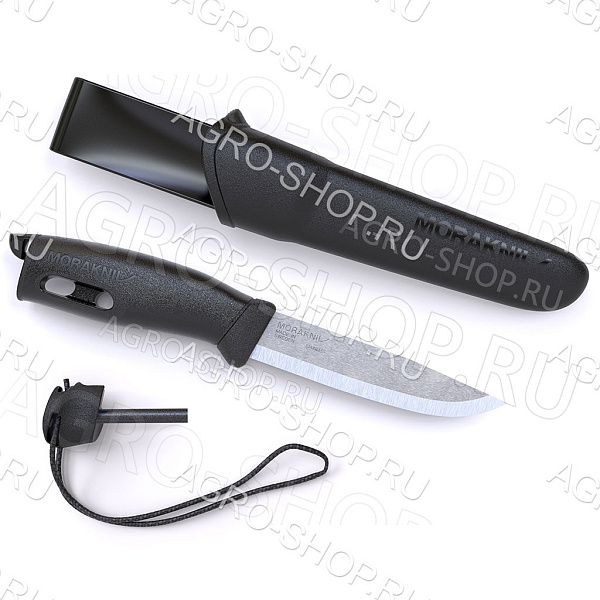Нож Morakniv Companion Spark Black, нержавеющая сталь, 13567