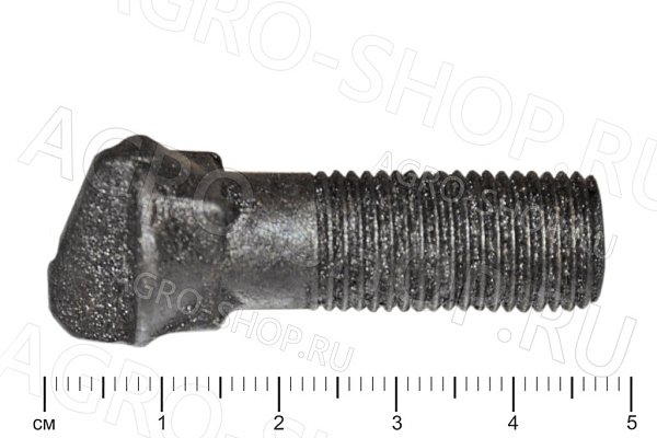 Болт 54-62352/54-61382 бича (М12х1,25х38) с гребнем Нива, Енисей, Дон, Вектор, Акрос, КЗС 