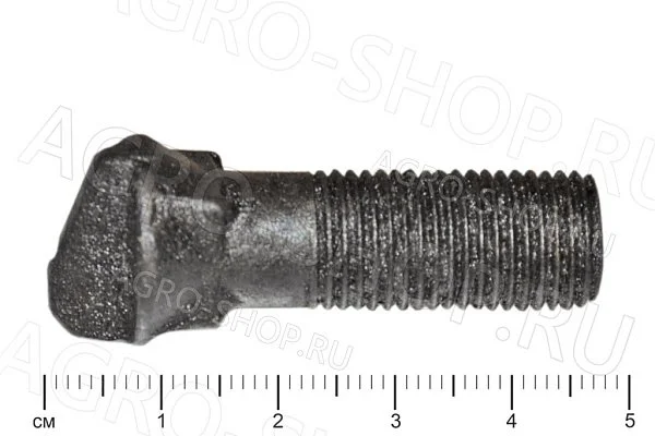 Болт 54-62352/54-61382 бича (М12х1,25х38) с гребнем Нива, Енисей, Дон, Вектор, Акрос, КЗС 