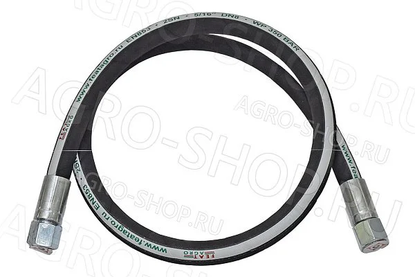 РВД 8-10 L=1м (DKOL М16х1,5 гайка 19) (DKOL М16х1,5 гайка 19) 2SN (FeatAgro) 
