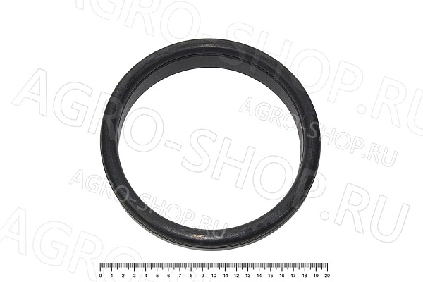 Прокладка  крышки ведра (черная резина) ДОЮШКА 