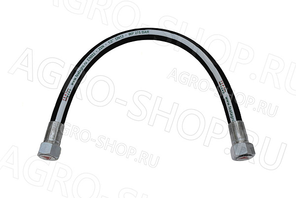 РВД 12-28 L=0,6м (М24х1,5 гайка 30) (М24х1,5 гайка 30) (FeatAgro) 