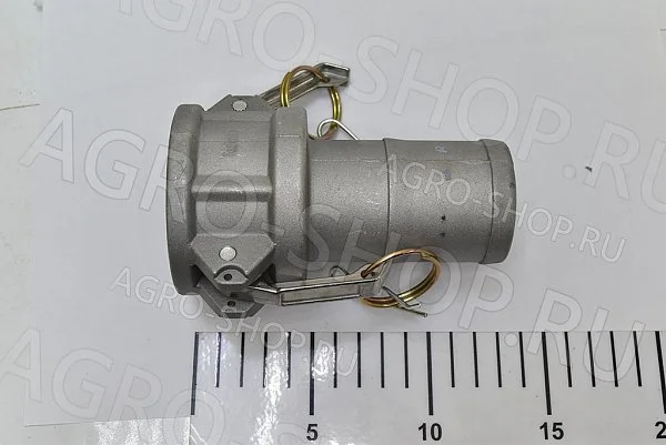 Соединение Тип С-200 D(мм)=50  алюминий (розетка), "МАМА" с хвостовиком "елочка"
