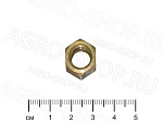 Гайка 66-1008035(362068-17) коллектора М10х1 высокая (латунь) ГАЗ-53,3307,24 