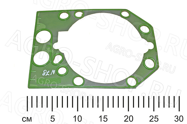 Прокладка ГБЦ 840-1003213-03 фторсиликон на стальной рамке ТМЗ-8423, ТМЗ-8481 
