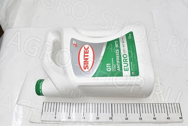 Антифриз Euro G11 зеленый 10кг Sintec